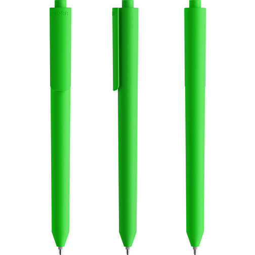 Pigra P03 Push Kugelschreiber , grün, ABS-Kunststoff, 14,00cm x 1,30cm (Länge x Breite), Bild 6
