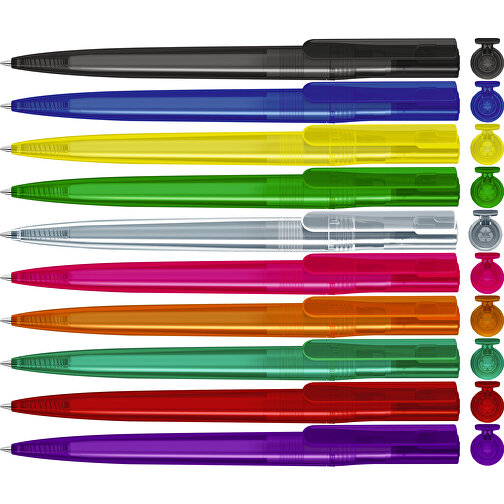 RECYCLED PET PEN Switch Transparent , uma, violett, Kunststoff, 14,99cm (Länge), Bild 4
