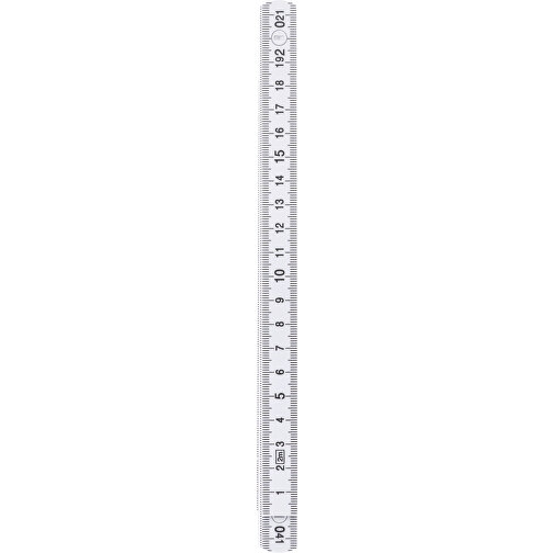 2 Meter , weiß, Kunststoff, 23,00cm x 2,60cm x 1,30cm (Länge x Höhe x Breite), Bild 3