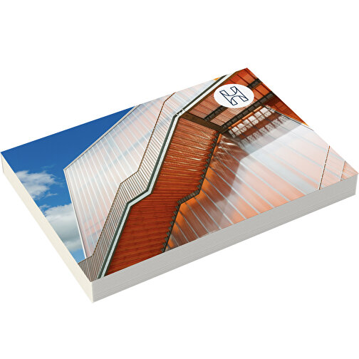 Klistrelapper med konvolutt 100 x 70 mm, trykt i 4 farger, Bilde 1