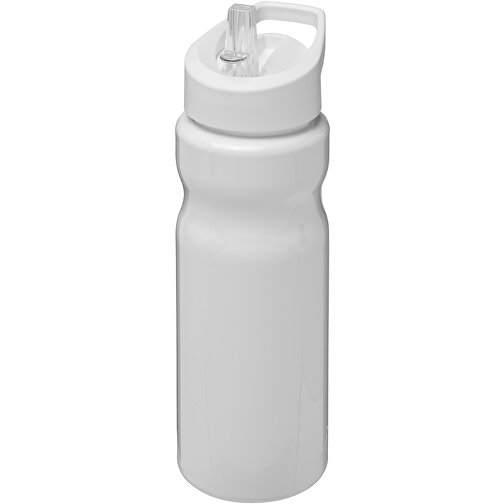 H2O Active® Base 650 Ml Sportflasche Mit Ausgussdeckel , weiss, PET Kunststoff, 72% PP Kunststoff, 17% SAN Kunststoff, 11% PE Kunststoff, 21,80cm (Höhe), Bild 1
