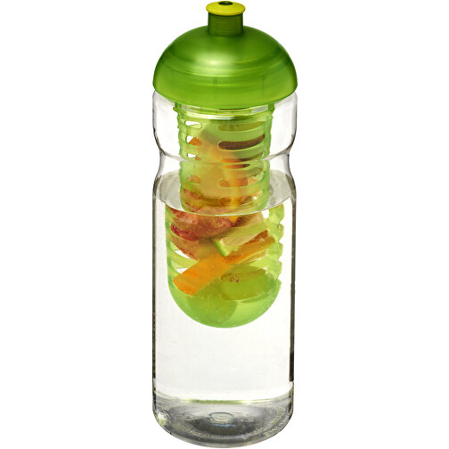 H2O Base® 650 ml sportsflaske med kuppelformet låg & infuser, Billede 1