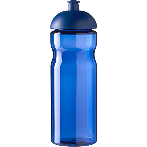 H2O Active® Base 650 Ml Sportflasche Mit Stülpdeckel , blau, PET Kunststoff, 90% PP Kunststoff, 10% TPE Kunststoff, 22,30cm (Höhe), Bild 1