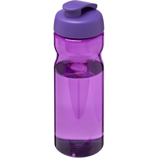 H2O Active® Base 650 Ml Sportflasche Mit Klappdeckel , lila, PET Kunststoff, PP Kunststoff, 22,10cm (Höhe), Bild 1