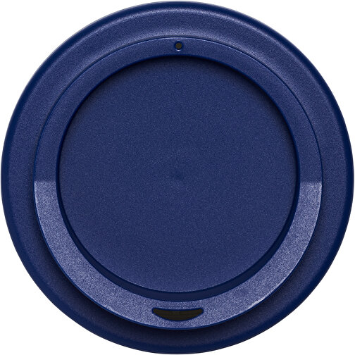 Americano® 350 Ml Isolierbecher Mit Schutzring , weiss / blau, PP Kunststoff, Silikon Kunststoff, 15,40cm (Höhe), Bild 3