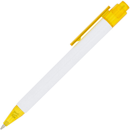 Calypso Kugelschreiber , gelb, ABS Kunststoff, 13,00cm (Höhe), Bild 3