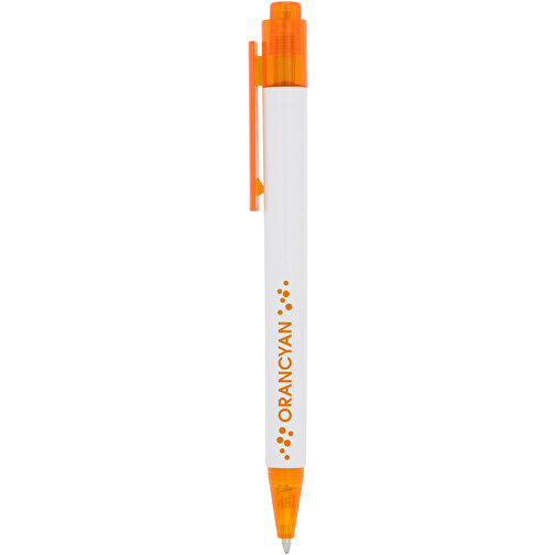 Calypso Kugelschreiber , orange, ABS Kunststoff, 13,00cm (Höhe), Bild 5