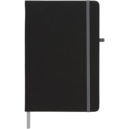 Noir A5 Notizbuch , schwarz / grau, PU Kunststoff, 21,00cm x 1,70cm x 14,30cm (Länge x Höhe x Breite), Bild 4