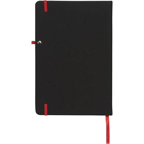 Noir A5 Notizbuch , schwarz / rot, PU Kunststoff, 21,00cm x 1,70cm x 14,30cm (Länge x Höhe x Breite), Bild 5