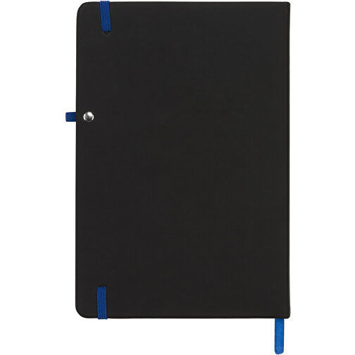 Noir A5 Notizbuch , schwarz / blau, PU Kunststoff, 21,00cm x 1,70cm x 14,30cm (Länge x Höhe x Breite), Bild 5