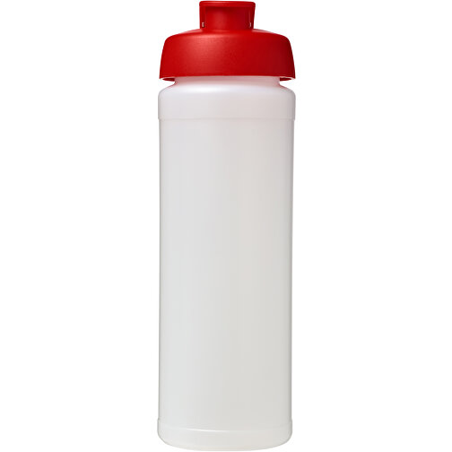 Baseline® Plus Grip 750 Ml Sportflasche Mit Klappdeckel , transparent / rot, HDPE Kunststoff, PP Kunststoff, 23,60cm (Höhe), Bild 3