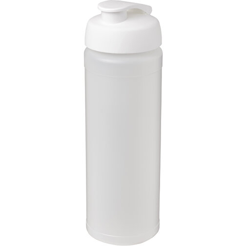 Baseline® Plus Grip 750 Ml Sportflasche Mit Klappdeckel , transparent / weiß, HDPE Kunststoff, PP Kunststoff, 23,60cm (Höhe), Bild 1