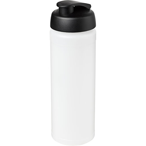 Baseline® Plus Grip 750 Ml Sportflasche Mit Klappdeckel , transparent / schwarz, HDPE Kunststoff, PP Kunststoff, 23,60cm (Höhe), Bild 1