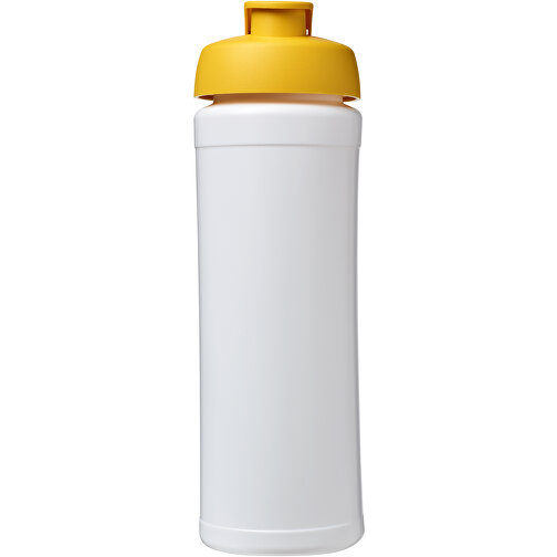 Baseline® Plus Grip 750 Ml Sportflasche Mit Klappdeckel , weiss / gelb, HDPE Kunststoff, PP Kunststoff, 23,60cm (Höhe), Bild 3