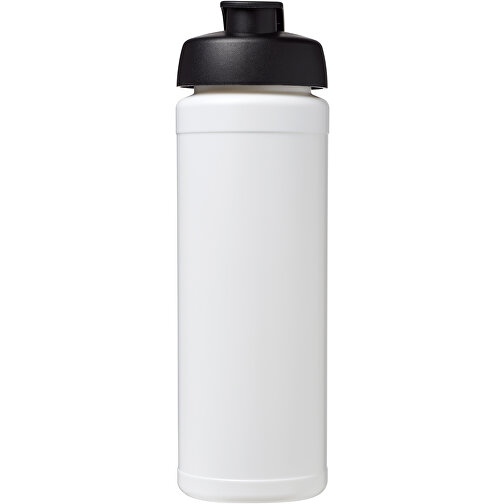 Baseline® Plus Grip 750 Ml Sportflasche Mit Klappdeckel , weiss / schwarz, HDPE Kunststoff, PP Kunststoff, 23,60cm (Höhe), Bild 3