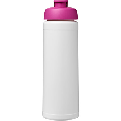 Baseline® Plus 750 Ml Flasche Mit Klappdeckel , weiß / rosa, HDPE Kunststoff, PP Kunststoff, 23,60cm (Höhe), Bild 3