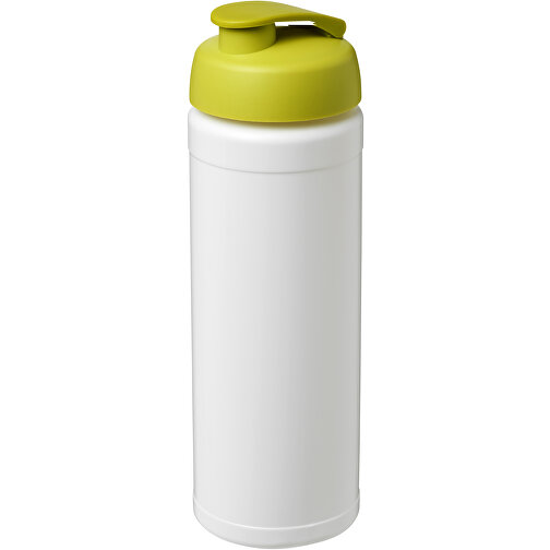 Baseline® Plus 750 Ml Flasche Mit Klappdeckel , weiss / limone, HDPE Kunststoff, PP Kunststoff, 23,60cm (Höhe), Bild 1