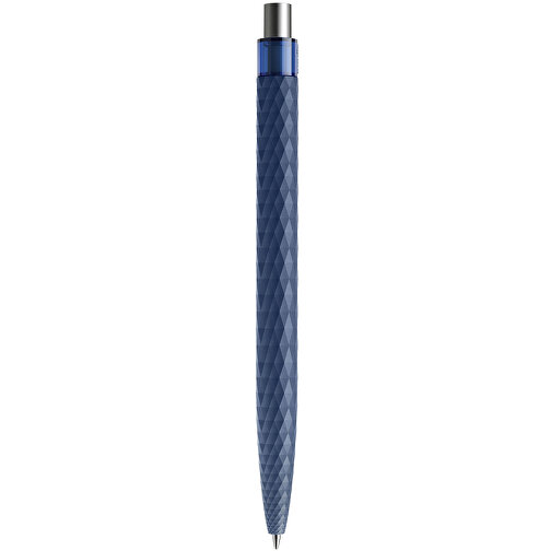 Prodir QS01 PMT Push Kugelschreiber , Prodir, sodalithblau/silber, Kunststoff/Metall, 14,10cm x 1,60cm (Länge x Breite), Bild 3