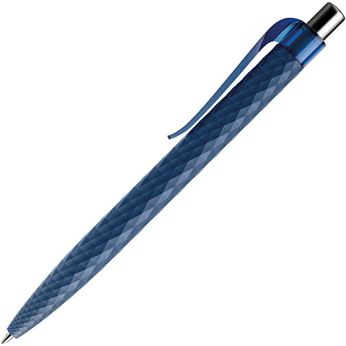 Prodir QS01 PMT Push Kugelschreiber , Prodir, sodalithblau/silber poliert, Kunststoff/Metall, 14,10cm x 1,60cm (Länge x Breite), Bild 4