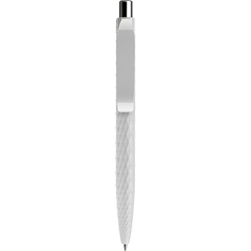 Prodir QS01 PMP Push Kugelschreiber , Prodir, zementgrau/silber poliert, Kunststoff/Metall, 14,10cm x 1,60cm (Länge x Breite), Bild 1