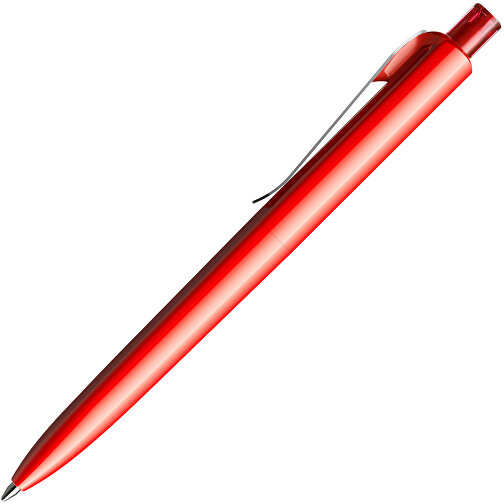Prodir DS8 PSP Push Kugelschreiber , Prodir, rot/silber, Kunststoff/Metall, 14,10cm x 1,50cm (Länge x Breite), Bild 4