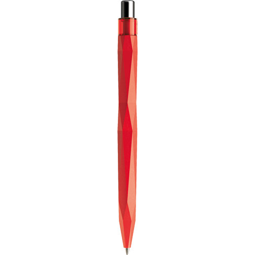 Prodir QS20 PRT Push Kugelschreiber , Prodir, rot / silber poliert, Kunststoff/Metall, 14,10cm x 1,60cm (Länge x Breite), Bild 3