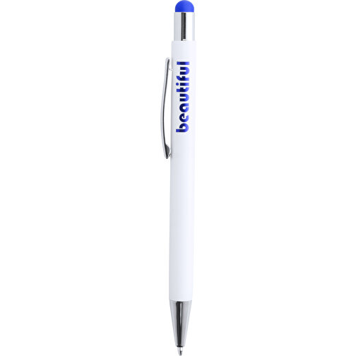 Kugelschreiber Pointer WONER , blau, Aluminium, 14,20cm (Breite), Bild 1