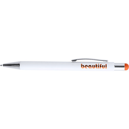 Kugelschreiber Pointer WONER , orange, Aluminium, 14,20cm (Breite), Bild 3
