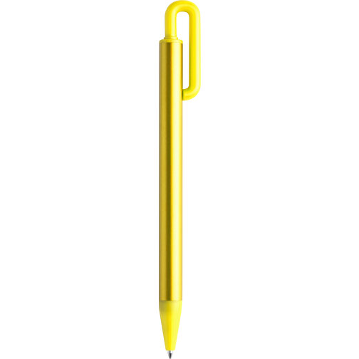 Kugelschreiber XENIK , gelb, Aluminium, 1,70cm x 1,00cm x 14,80cm (Länge x Höhe x Breite), Bild 1
