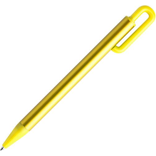 Kugelschreiber XENIK , gelb, Aluminium, 1,70cm x 1,00cm x 14,80cm (Länge x Höhe x Breite), Bild 2