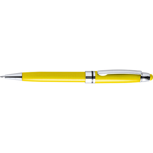 Kugelschreiber Pointer YEIMAN , gelb, Kunststoff, 14,20cm (Breite), Bild 3