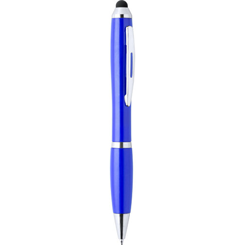 Kugelschreiber Pointer ZERIL , blau, Kunststoff, 14,00cm (Breite), Bild 1