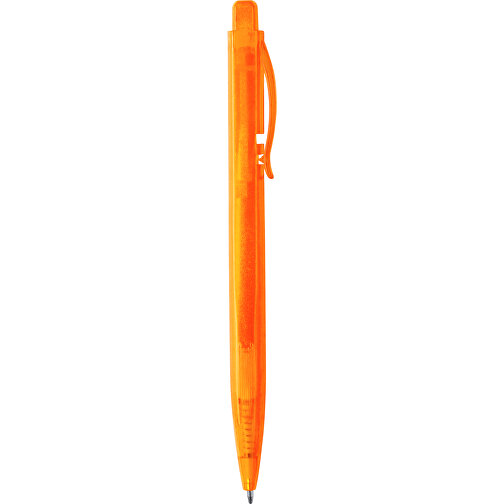 Kugelschreiber DAFNEL , orange, Kunststoff, 1,00cm x 0,80cm x 14,50cm (Länge x Höhe x Breite), Bild 1
