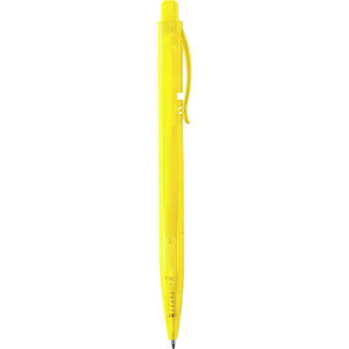 Kugelschreiber DAFNEL , gelb, Kunststoff, 1,00cm x 0,80cm x 14,50cm (Länge x Höhe x Breite), Bild 1