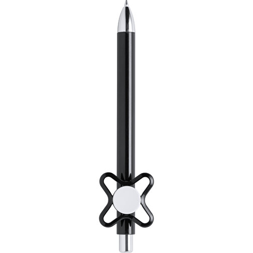 Kugelschreiber KARSOL , schwarz, Kunststoff, 3,90cm x 1,90cm x 13,90cm (Länge x Höhe x Breite), Bild 1
