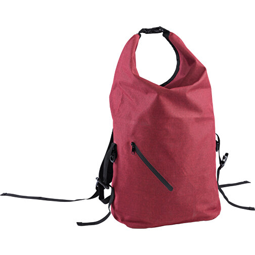 Wasserdichte Rückentasche Polyester 300D 20-22L , dunkelrot, PolJater, 30,00cm x 38,00cm x 18,00cm (Länge x Höhe x Breite), Bild 1