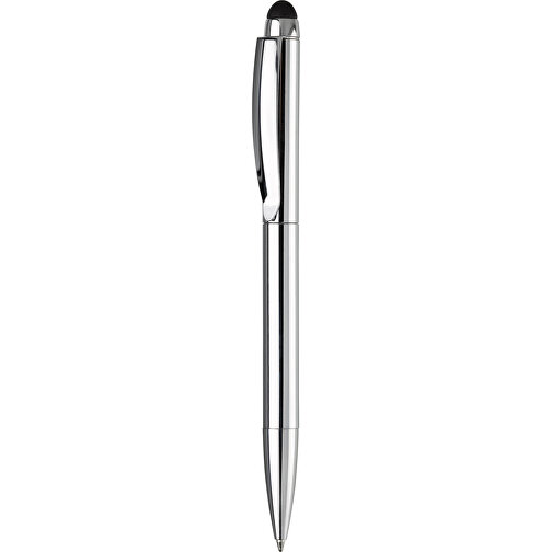 Kugelschreiber Modena Stylus , chrom, Aluminium, 14,70cm (Länge), Bild 1