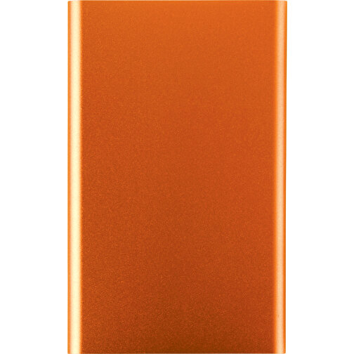 Powerbank Slim 4000mAh , orange, Aluminium, 11,00cm x 1,00cm x 6,80cm (Länge x Höhe x Breite), Bild 1