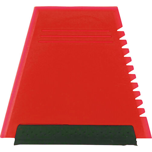 Gefrosteter Eiskratzer , gefrostet rot, PS, 12,00cm x 11,00cm (Länge x Breite), Bild 1