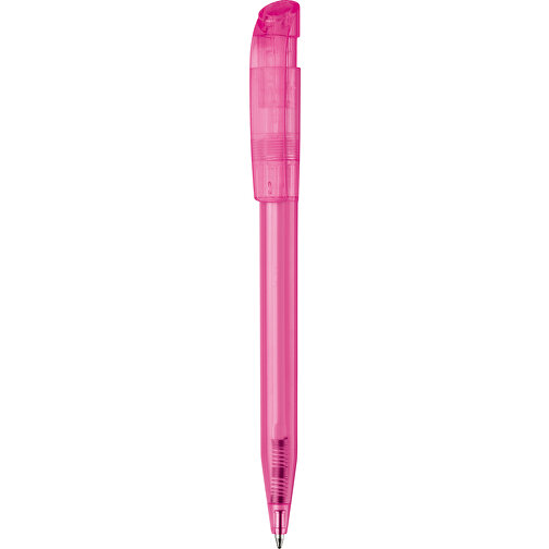 Kugelschreiber S45 Clear Transparent , transparent rosé, ABS, 13,80cm (Länge), Bild 1