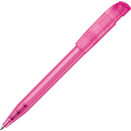 Kugelschreiber S45 Clear Transparent , transparent rosé, ABS, 13,80cm (Länge), Bild 2