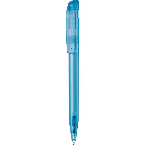 Kugelschreiber S45 Clear Transparent , transparent hellblau, ABS, 13,80cm (Länge), Bild 1