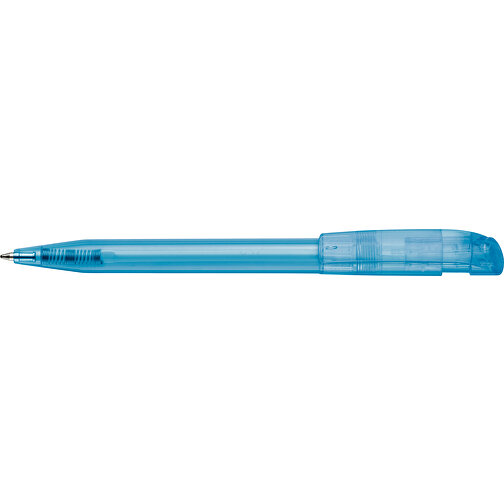 Kugelschreiber S45 Clear Transparent , transparent hellblau, ABS, 13,80cm (Länge), Bild 3
