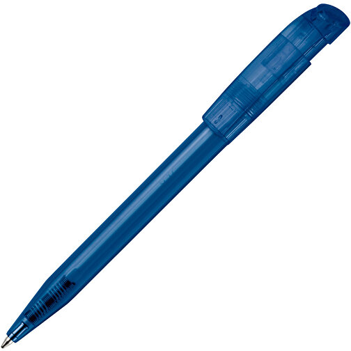 Kugelschreiber S45 Clear Transparent , transparent dunkelblau, ABS, 13,80cm (Länge), Bild 2