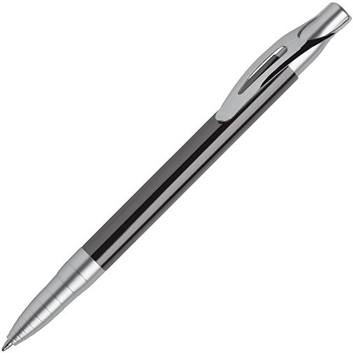 Kugelschreiber Buenos Aires , dunkelgrau, Aluminium & Metall, 14,00cm (Länge), Bild 2