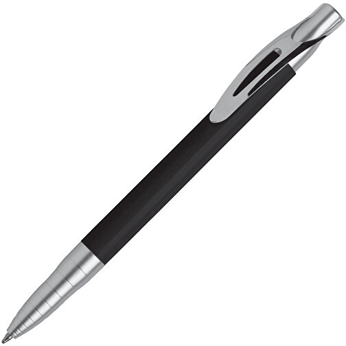 Kugelschreiber Buenos Aires , schwarz, Aluminium & Metall, 14,00cm (Länge), Bild 2