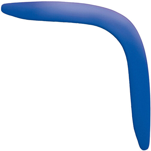 Bumerang 'Mini' , standard-blau PP, Kunststoff, 32,00cm x 0,40cm x 3,40cm (Länge x Höhe x Breite), Bild 1