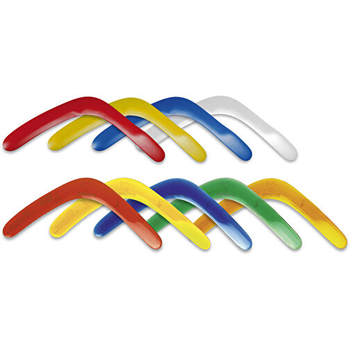 Bumerang 'Mini' , standard-rot, Kunststoff, 32,00cm x 0,40cm x 3,40cm (Länge x Höhe x Breite), Bild 2