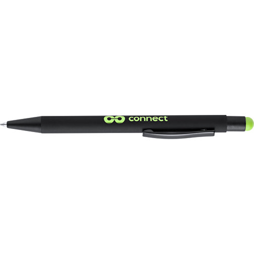 Kugelschreiber Pointer YARET , grün, Aluminium, 14,20cm (Breite), Bild 3