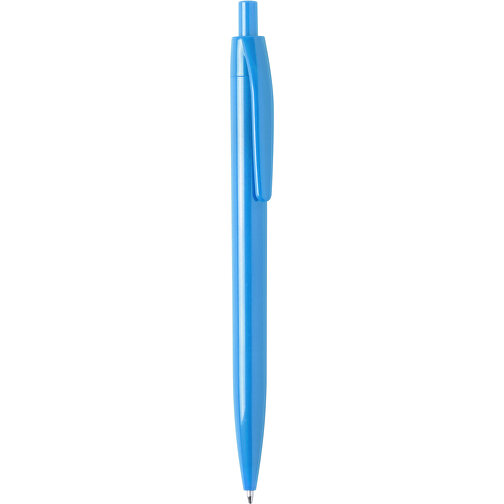Kugelschreiber BLACKS , hellblau, Kunststoff, 13,80cm (Breite), Bild 1